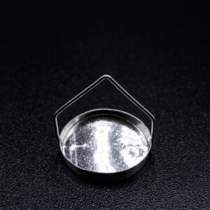 H:10.6mm Platinum thermogravimetric crucible compatible with TA TGA