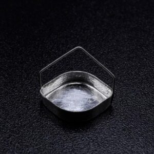 Platinum suspension crucible compatible with PE TG