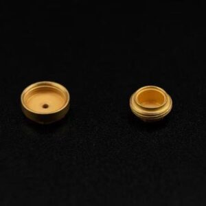 Reusable gold plated high pressure crucible compatible with PE